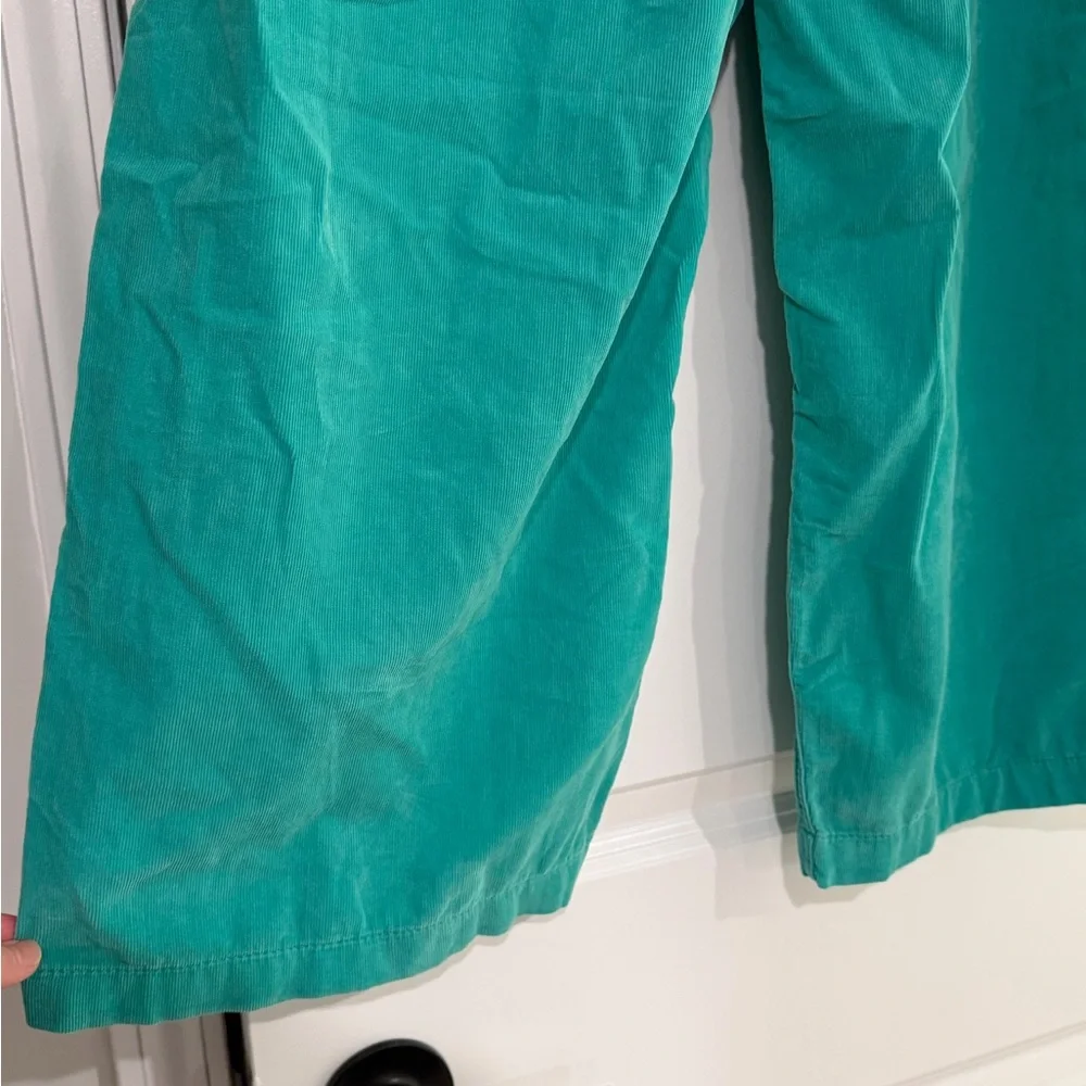 NWT Free People Easy Peasy Pull-On Corduroy Pants Size XS in Turquoise (Ceramic) - Picture 9 of 9